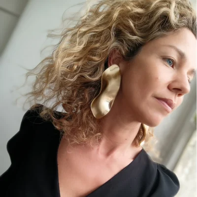 Melting Gold Earrings