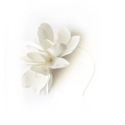 Head piece Magnolia White Flower