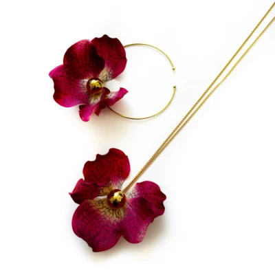 Orchid Necklace Long or Short