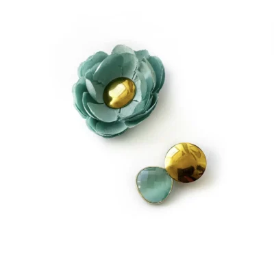 Petite Fleur Turquoise Earrings