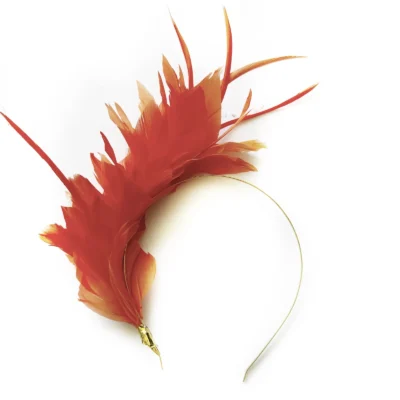Headpiece feathers - Laranja