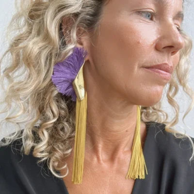 Toasted Yellow Tikka Earrings