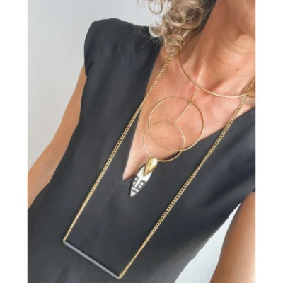 Combination necklace tube & necklace mask