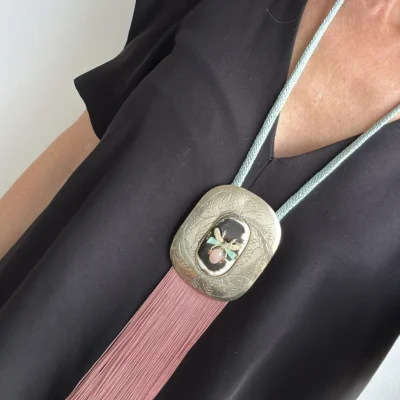 Nia Necklace - Old Rose