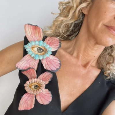 Lover's Eyes brooches