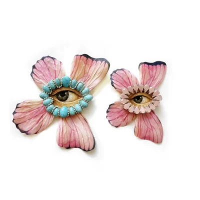 Lover's Eyes brooches
