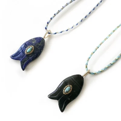 little fish necklaces