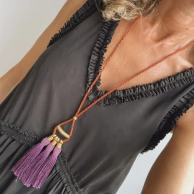 purple land necklace