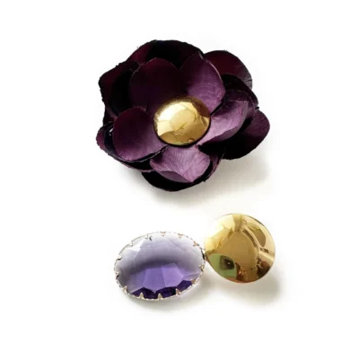 Petite Fleur Amethyst Earrings