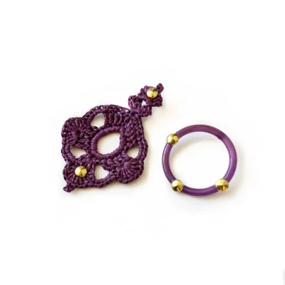 raffia earrings