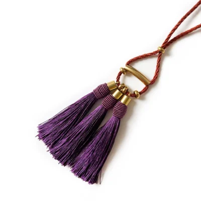 purple land necklace