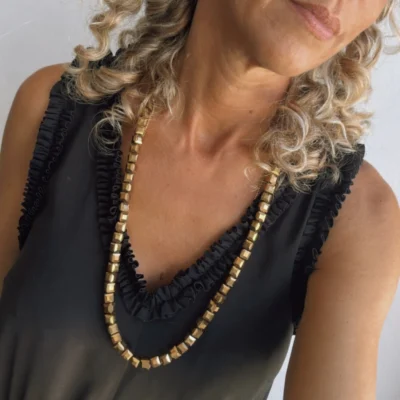 bronze necklace