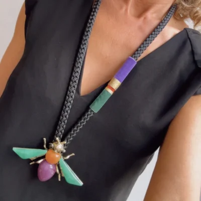 bug bee & ant necklaces