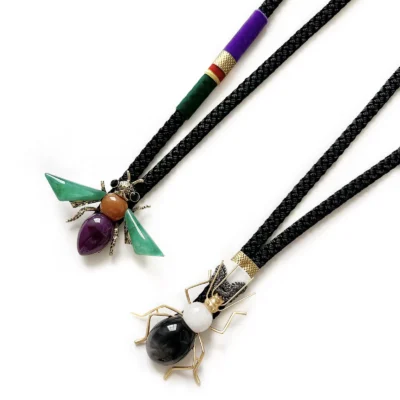 bug bee & ant necklaces