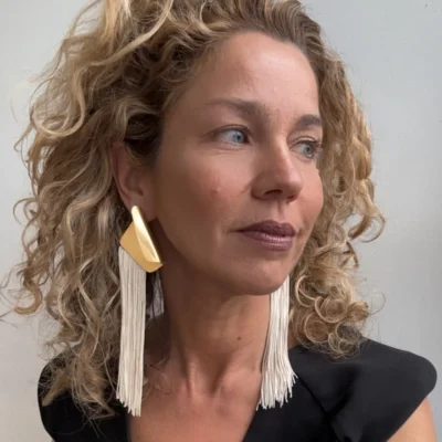 ivory earrings