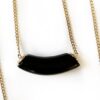 Black horn piece
