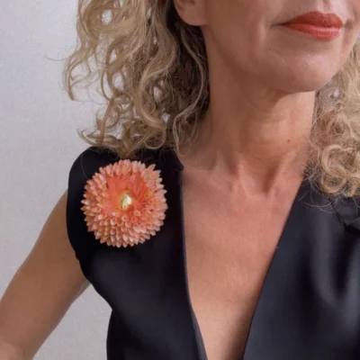 dahlia brooch