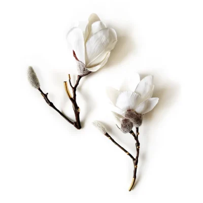 magnolia brooch