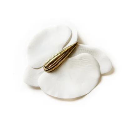 orchid brooch