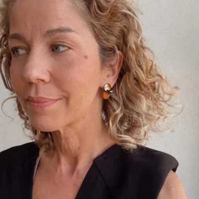 roasted yellow earrings
